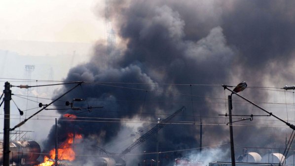 Взрив разтърси град Балаклея в източната украинска Харковска област, предаде