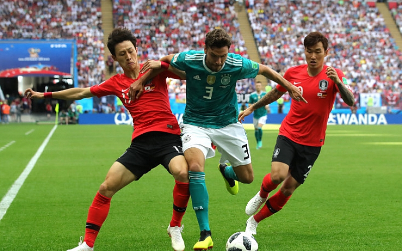 Германия отпадна от световното първенство в Русия Южнокорейците направиха на