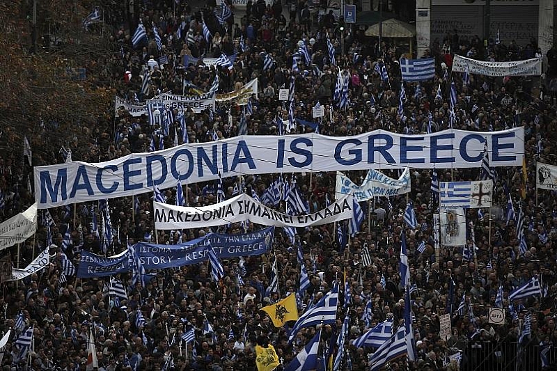 В цяла Гърция протестират заради преговорите между Атина и Скопие