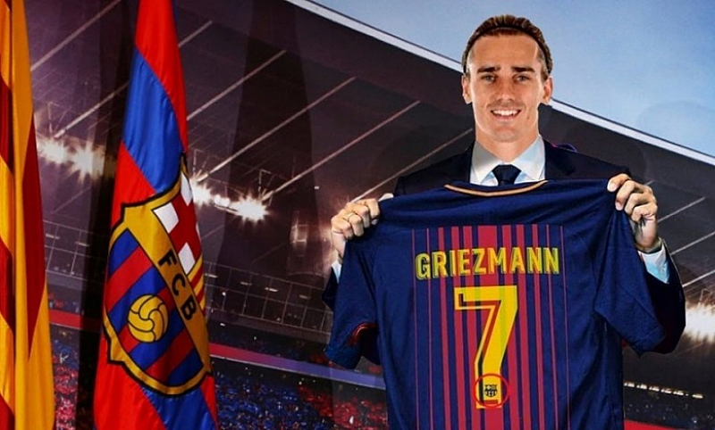 Френският нападател Антоан Гризман официално е футболист на Барселона, обявиха