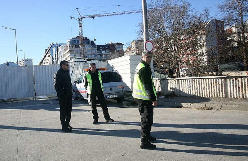 Авария със строежа на метрото в София тази нощ Бетонова