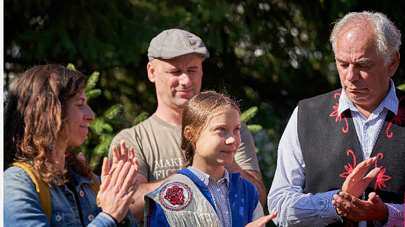 Шведската тийнейджърка Грета Тунберг призова днес в Монреал канадския премиер