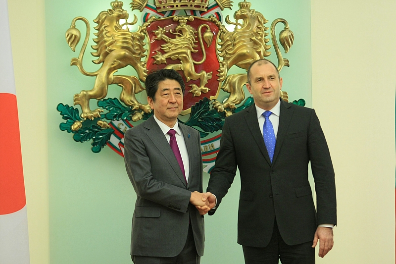 Президентът Румен Радев се срещна с министър председателя на Япония Шиндзо