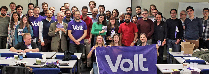 Европейска партия Волт официално стартира своята кампания за набиране на