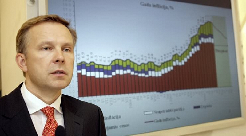 Шефът на централната банка в Латвия Илмар Римшевич е бил