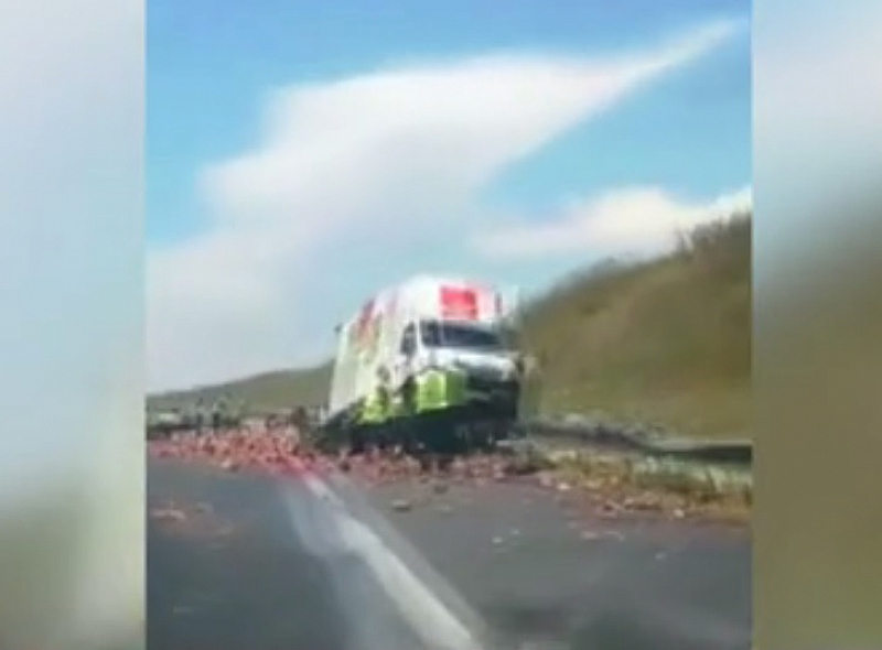 Катастрофа затрудни частично движението по магистрала Марица този следобед Кола