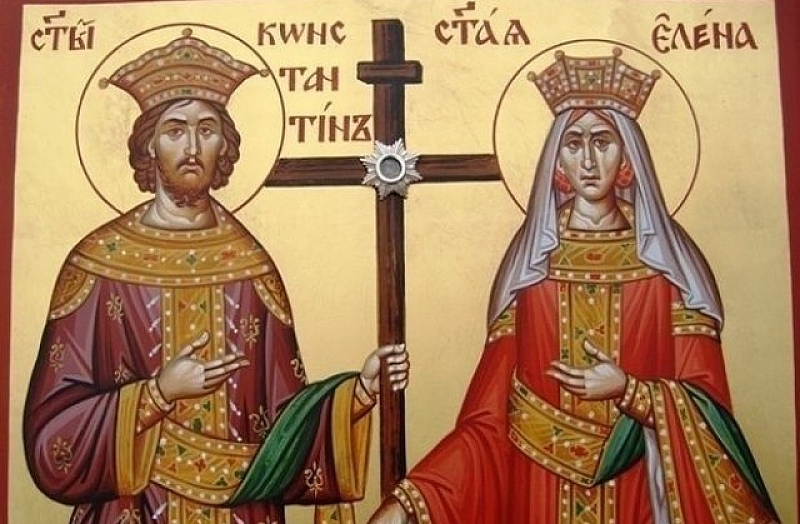 На 21 май православната църква почита Светите равноапостоли Константин и