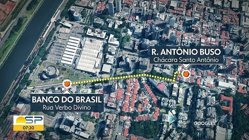 В град Сао Пауло, Бразилия полицията е предотвратила опит за