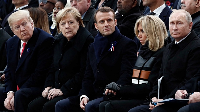 Френският президент Еманюел Макрон призова десетките световни лидери които се