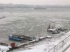 Дунав пред замръзване, корабите в блокада