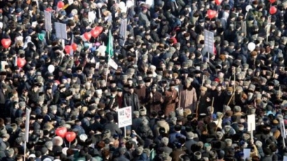 Чечня на  протест срещу "Шарли Ебдо"
