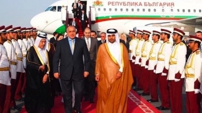 Борисов получи специално посрещане в Катар