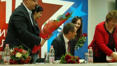 Топло посрещане за Станишев в Свищов