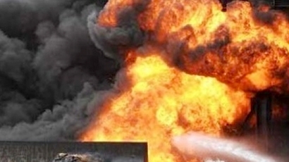 Взрив в склад за гориво край Киев с жертви и ранени