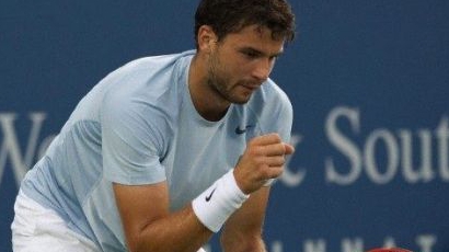 Григор среща кумира си - Федерер