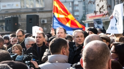 Осъдиха вуйчото на убития Мартин Нешковски заради протестите в Македония