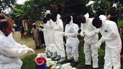 Инфекциозна с павилион за заразени с ебола