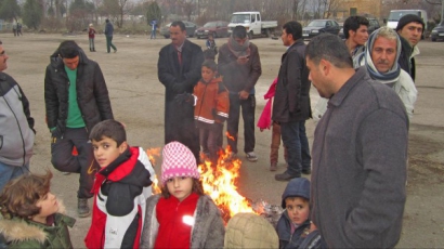 Бежанците подпалиха палатките в лагера в Харманли