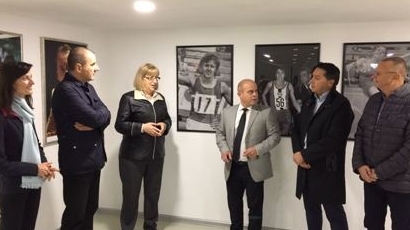 Кандидат-президентската двойка на ГЕРБ, Цветанов и Мария Габриел посетиха Музея на спорта и спортна зала „Булстрад Арена“ в Русе