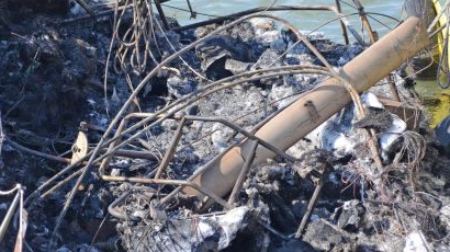 Луксозна яхта за 40 000 евро изгоря в Русе
