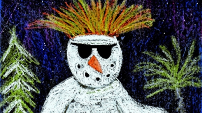 Празнични бели многоточия...