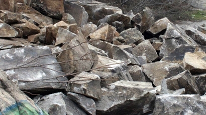Падат камъни на пътя между селата Цървеняно и Коняво