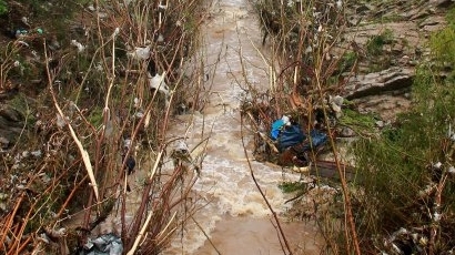 Река Чая скъса диги и заплашва три села в Пловдивско