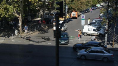 Светофар се сгромоляса в центъра на София