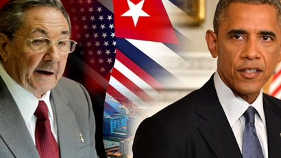 Обама и Кастро проведоха исторически разговор в Панама