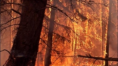 Пожар бушува на гръцки остров, готви се евакуация на хората