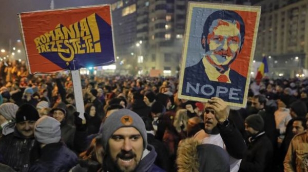 Протест в Румъния срещу корупцията