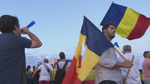 Мащабните протести в Румъния продължават