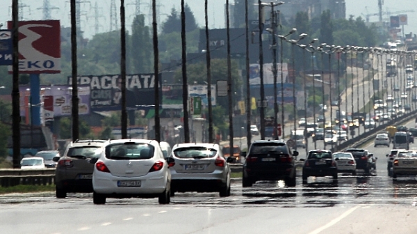 Околовръстното в София e блокирано от верижна катастрофа