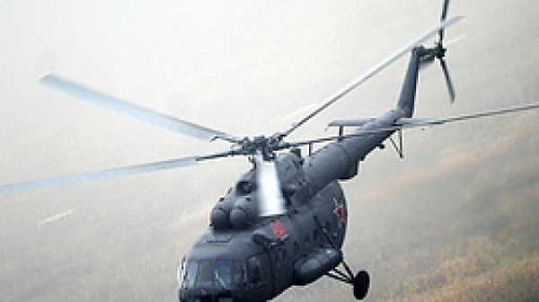 Хеликоптер с 18 души се разби в Русия