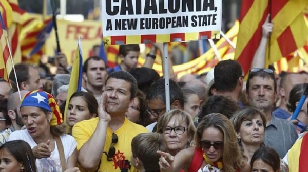 Мелета в Барселона след ареста на Пучдемон
