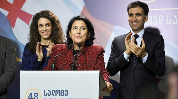За първи път жена стана президент на Грузия