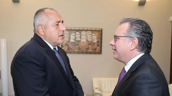 Борисов разговаря с гръцкия министър по миграционната политика