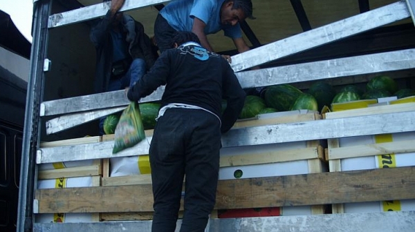 Откриха бежанци в камион с дини на ГКПП ”Кулата”