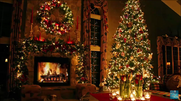Classic Christmas Music with a Fireplace and Beautiful Background (Classics) (2 hours) (2017)