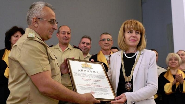 Фандъкова стана ”Доктор хонорис кауза” на Военна академия