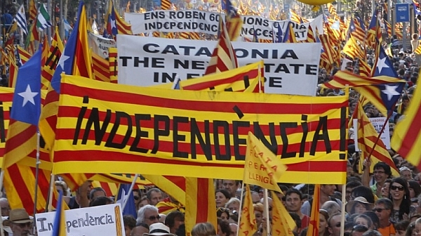Барселона на протест заради арестуваните каталунски лидери