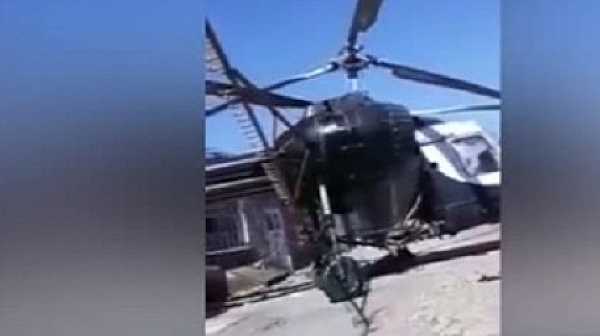 Хеликоптер се разби върху къща в Свищов
