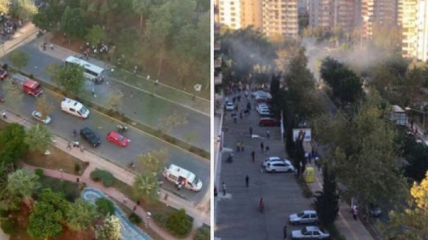 Взривиха полицейски автобус в Турция, 12 души са пострадали
