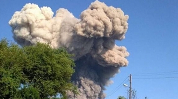 Страшен взрив в Абхазия. Облак като от атомна бомба уплаши хората (Видео)