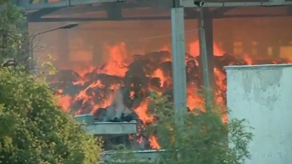Голям пожар до Пловдив