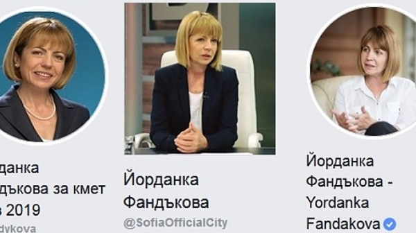 Фандъкова се оплака от фалшиви профили във Фейсбук