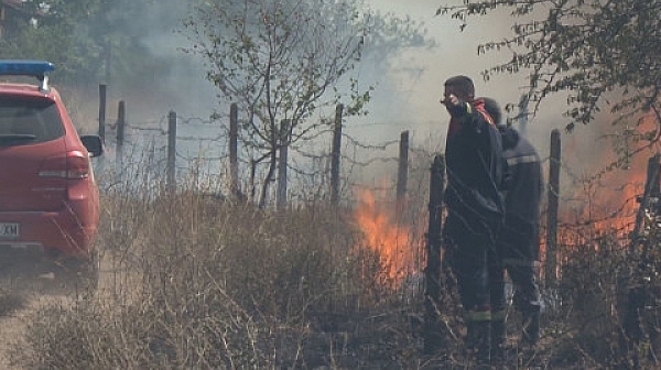 Нов пожар върлува в района на бургаското село Изворище