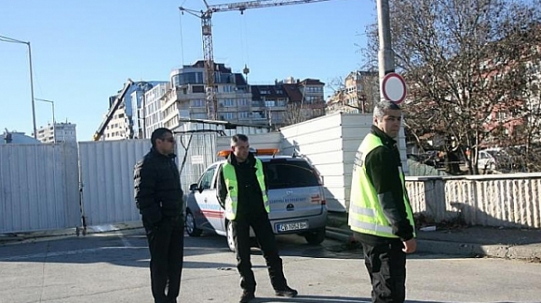 Авария със строежа на метрото в София