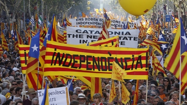 Хиляди излязоха на протест в Барселона, искат свобода за арестуваните министри
