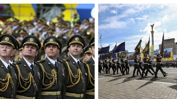 Военен парад в Киев за Деня на независимостта (Снимки)